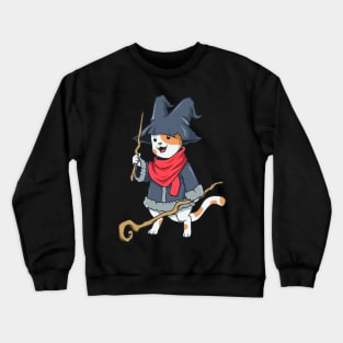 Wizard and magician - magic cat Crewneck Sweatshirt